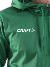 Craft Hoodie Fullzip Pro Control green/white Men